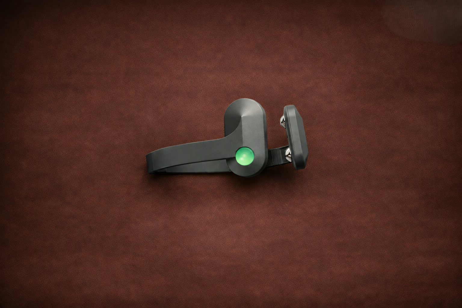 VNS Device against a warm rust background